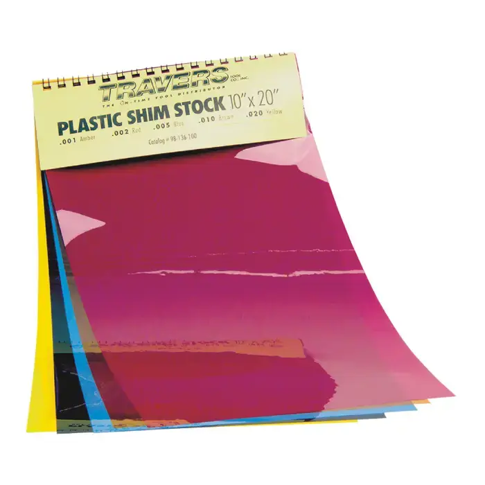 Fan Favorite TTC 98-136-060 .060" Thick, 10" Width, Clear Plastic Shim Stock