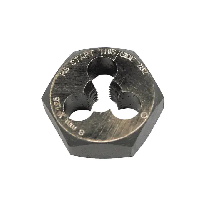 Markdown VIKING 8mm-1.25mm Metric Thread Thread Type Hi-Molybdenum Tool Steel Hexagon Die