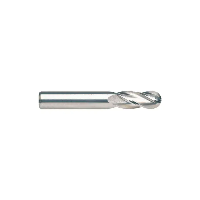 M.A. FORD 14010930 7/64" Size, 21/64" LOC, 4 Flute, Solid Carbide Ball End Mill Time-Limited