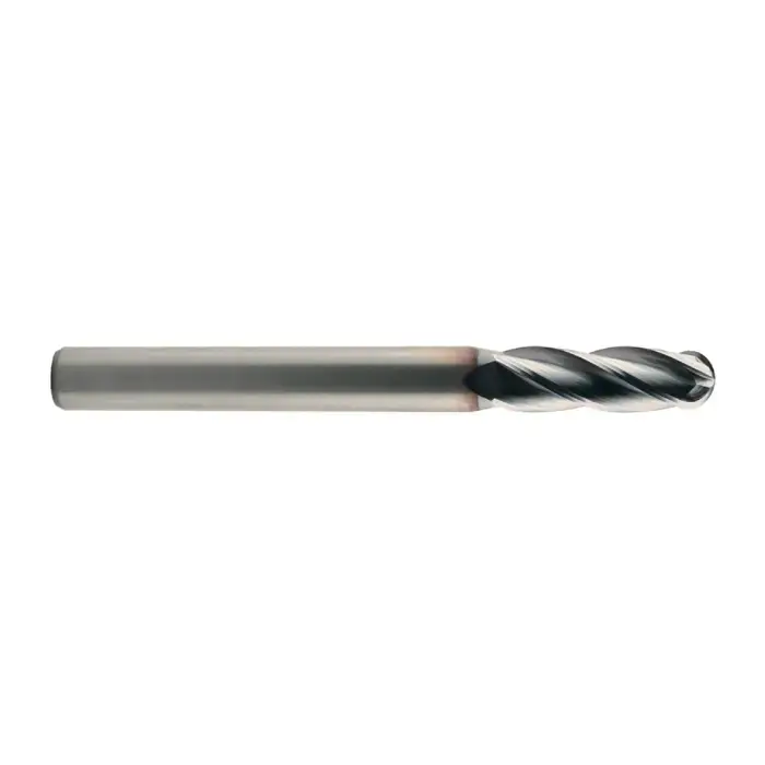 Professional Grade M.A. FORD 14018750C 3/16" Size, 9/16" LOC, 4 Flute, Solid Carbide Ball End Mill