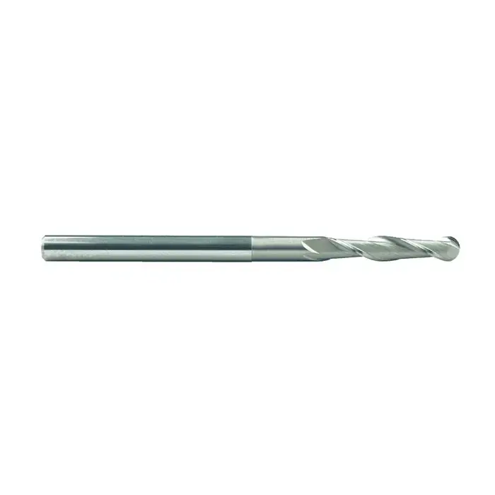 Clearance MELIN 103613 1" Size, 2" LOC, 2 Flute, Solid Carbide Ball End Mill