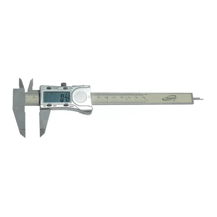 Get Yours IGAGING 100-333-PL Electronic Digital Caliper, 0 - 6" (0 - 150mm) Range, .0005" (.01mm) Resolution