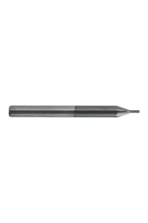Affordable KEO 930 Solid Carbide End Mill, Ø.039 x .117, 4 Flute, Standard Length, Square, AlTiN Coated