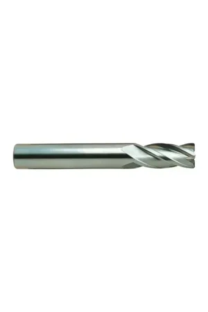 YG1 7561 5/32" Size, 9/16" LOC, 4 Flute, Bright Solid Carbide Finishing End Mill Certified