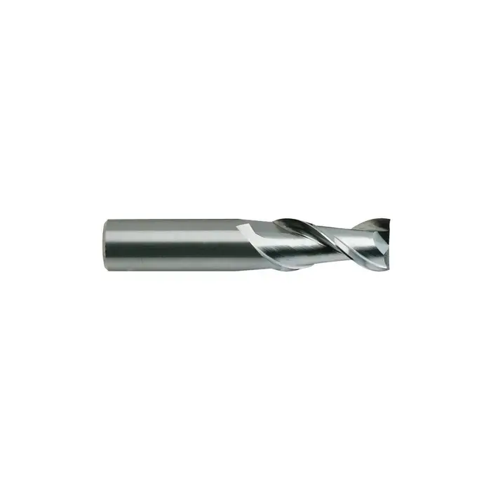Save Now YG1 21901 1/2" Size, 2" LOC, 2 Flute, Bright Solid Carbide 2 Flute Finishing End Mill