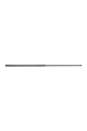 Affordable KEO 930 Solid Carbide End Mill, Ø.093 x .140, Long Shank, 20x Reach Length, 3 Flute, Stub Length, Square, AlTiN Coated