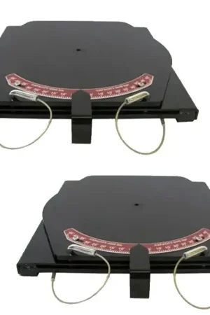 Professional Grade QSP 25-140-P Pair of Wheel Alignment Mild Steel Pointer Plate Turnplates