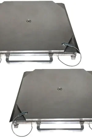 Final Sale QSP 25-24-A Pair of Wheel Alignment Aluminum Heavy-Duty Truck Turnplates