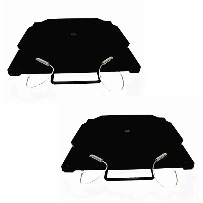 Buy Today QSP 25-501 Pair of Wheel Alignment Carbon Steel Turnplates Black with handles