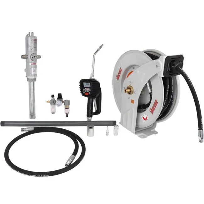 Zeeline by Milton ZE1700K-55-500 - 3 1 Eco Series Pump Kit 55 Gal With Reel and Preset Meter Flash Sale