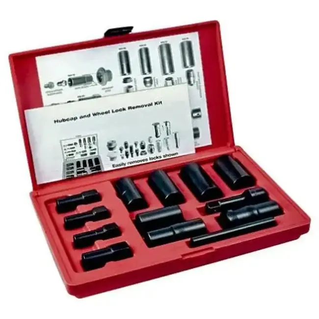 Hot Deal Ken-Tool30171 - 1/2 in. Dr. Wheel Lock Remover Kit (13 Pcs)