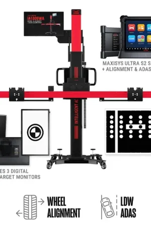 Markdown Autel MaxiSYS IA1000LDWTDT ADAS Calibration System with LDW and Digital Targets