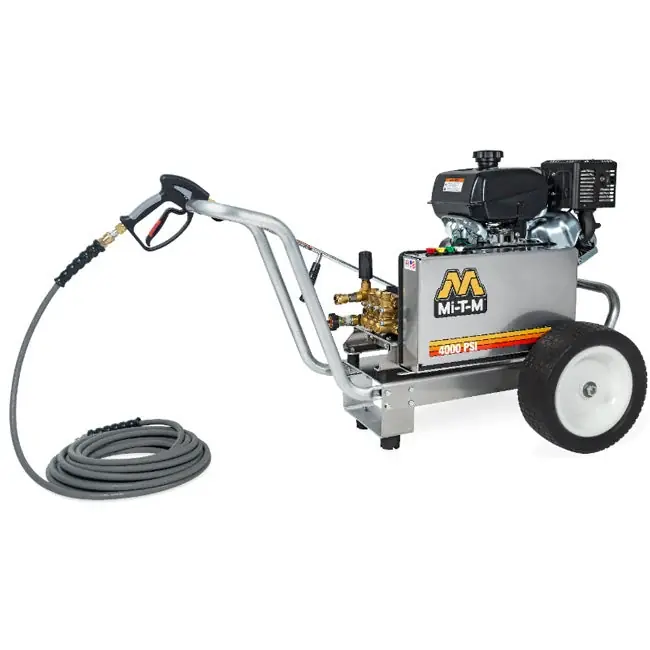 Fresh Stock Mi-T-M CBA-4004-1MCK - CBA Aluminum Series Gasoline Belt Drive Pressure Washer