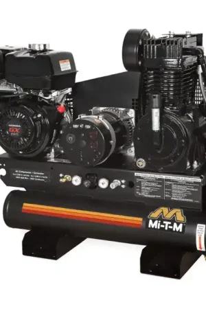 Authentic Mi-T-M AG2-SH13-08M1 - 8-Gallon Two Stage Gasoline Combination Air Compressor / Generator