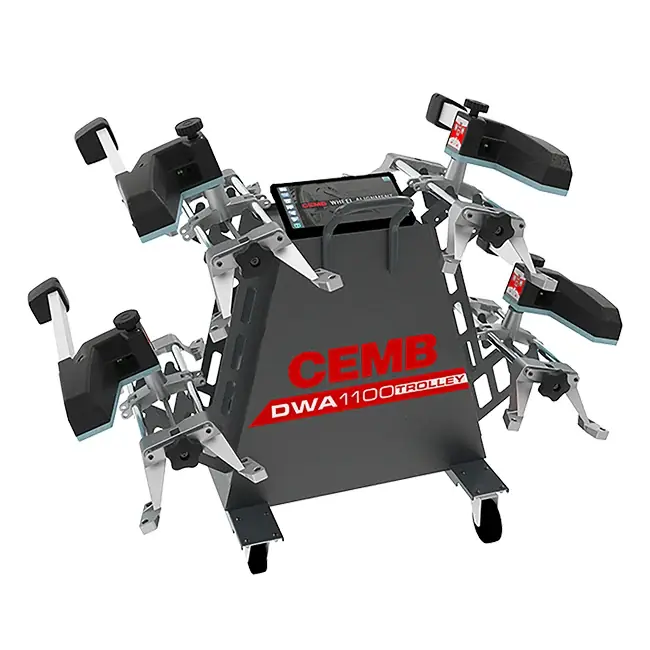 Fast Shipping CEMB DWA1100TROLLEY Mobile 8-Sensor CCD Wheel Alignment System